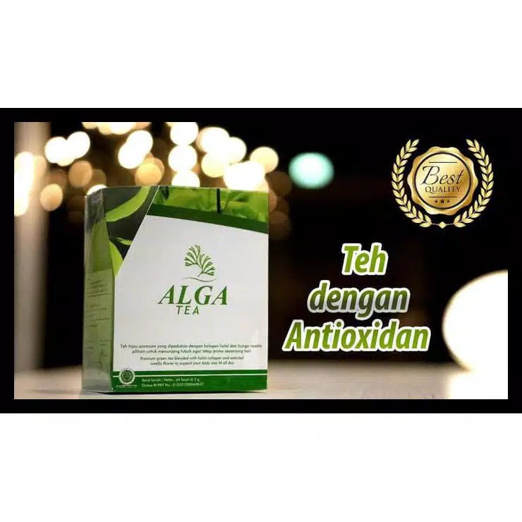 ALGA TEA Isi 60 Sachet Minuman Obat Herbal Penyembuhan Penyakit Asam Urat, Tumor dan Kanker