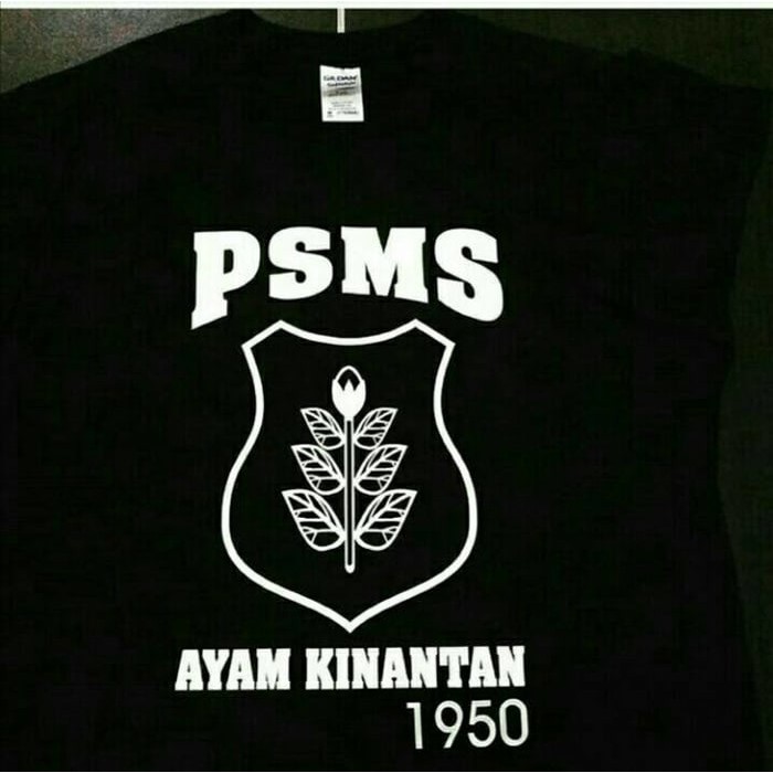 Kaos Tshirt Baju Combed 30S Distro PSMS MEdan Ayam Kinantan 1950