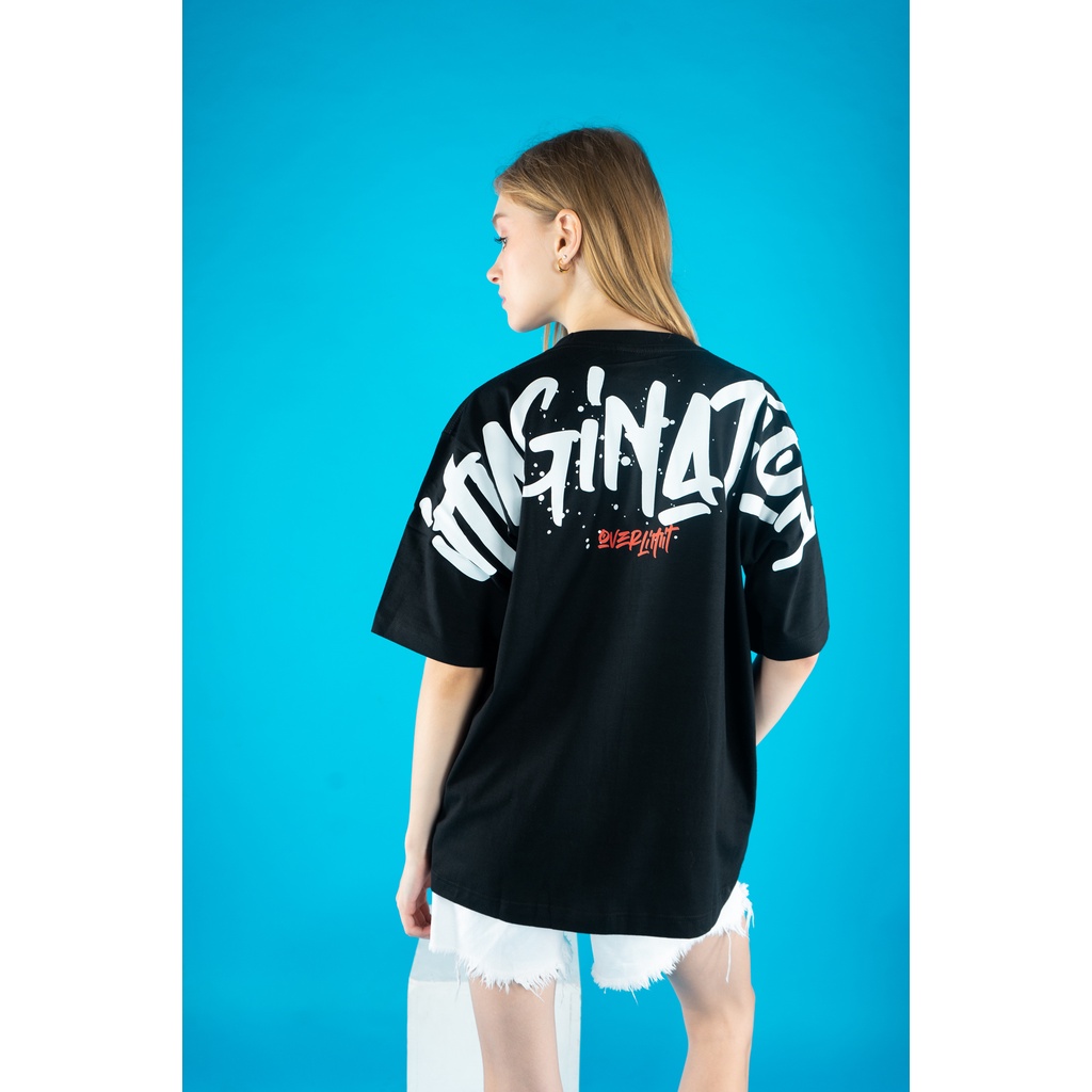 Kaos Oversize OVERLIMIT Tshirt Over Size Street Wear