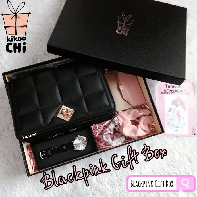 

♥️BISA COD♥️ Kikoochi Blackpink Gift Box - Hadiah Kado Ulang Tahun Wanita Pacar - Merah Muda