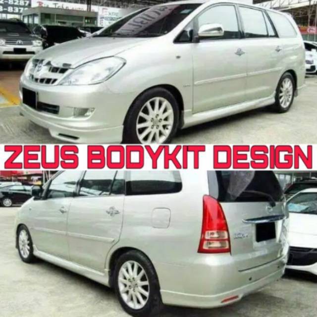 bodykit toyota kijang innova AKSESORIS MOBIL BODYKIT KIJANG INNOVA 2004-2008 TOMS ADD ON bahan duraf