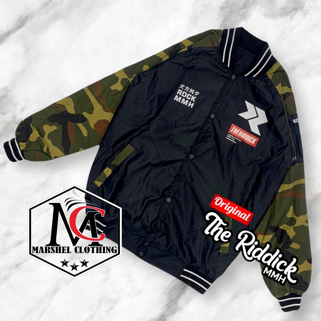 RCL - JAKET BOMBER BASEBALL VARSITY PARASIT ORIGINAL THE RIDDICK / JAKET BOMBER PRIA TERLARIS