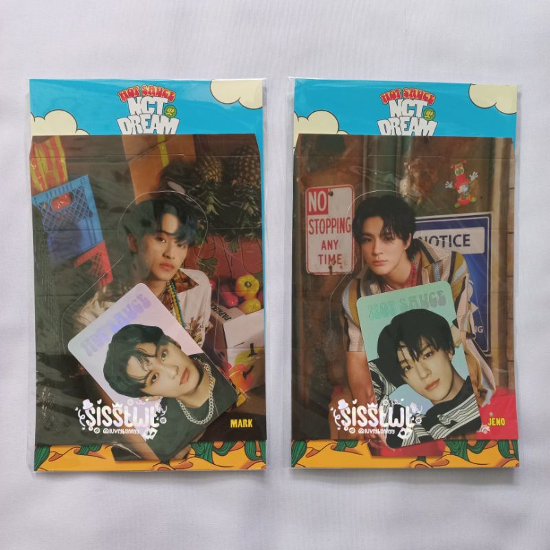Holo Standee Hot Sauce Mark Jeno Sealed