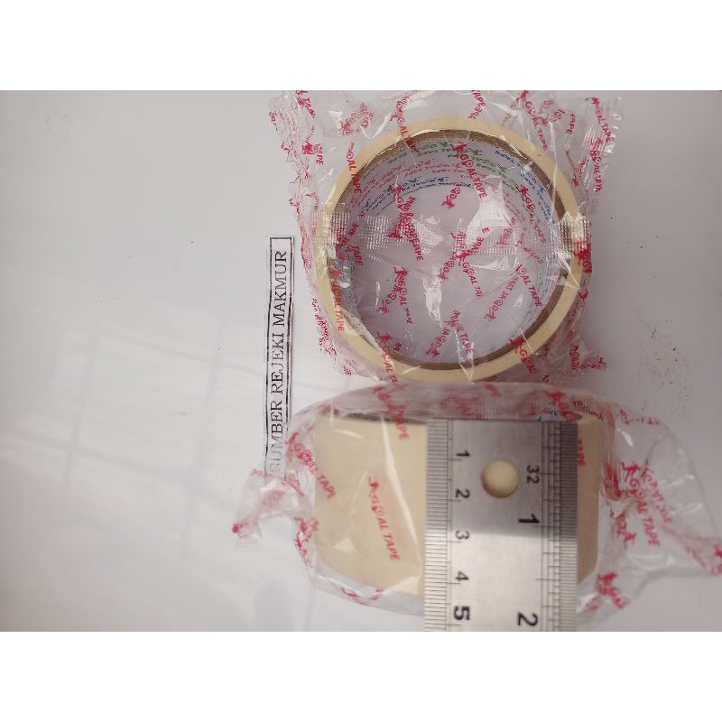 

Masking tape 2" inc lakban kertas 45mm merk GOAL TAPE