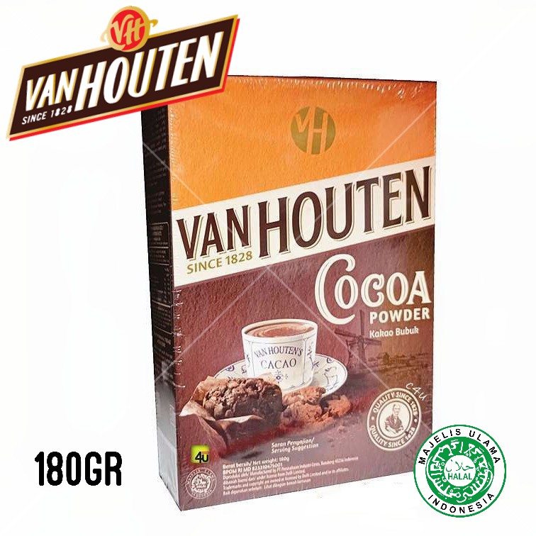 

VAN HOUTEN COCOA POWDER 180gr / COKLAT BUBUK MURNI 100% PURE