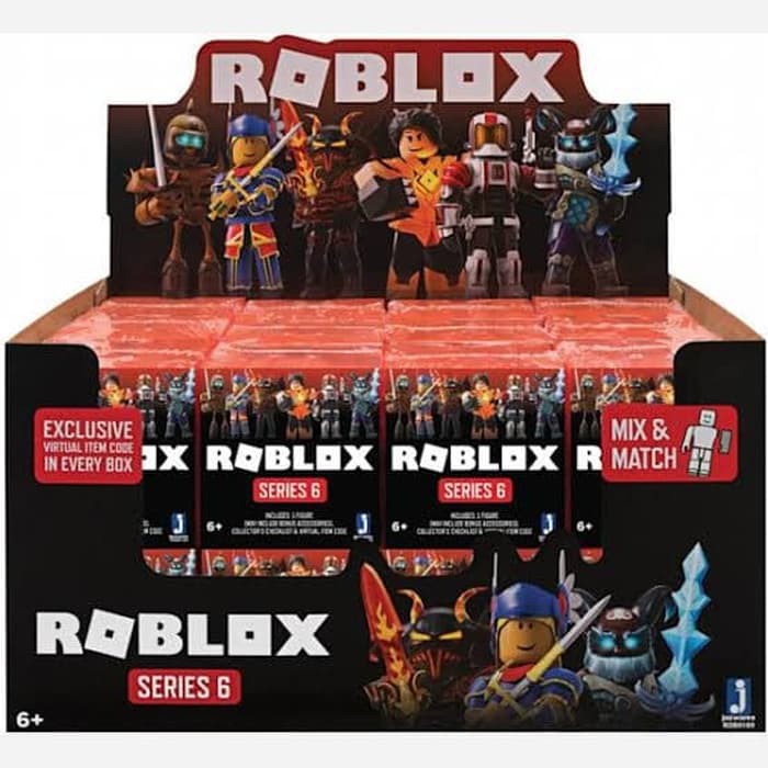 Ready Stock Roblox Mystery Fshopeeures Series 6 Blind Box - roblox mystery figure 6 pack series 1 mini figures mix