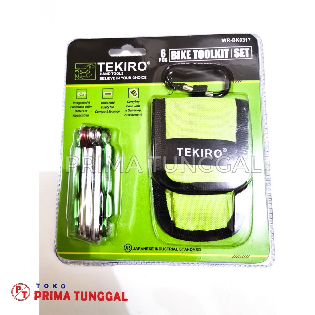 Kunci Sepeda Lipat 6 Pcs Tekiro Bike Toolkit Set Tekiro
