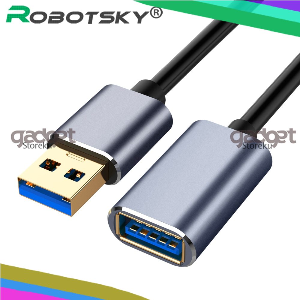 Kabel USB 3.0 Ekstension Male to Female 1.5 Meter - Robotsky