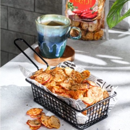 

[PROMO!] Kerupuk Cemilan Pedas Basreng Seblak Pedas MURAH 300g