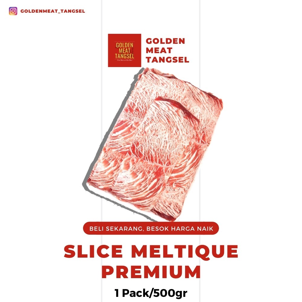 

Slice Meltique - Daging sapi Berkualitas & Fresh - Tangsel