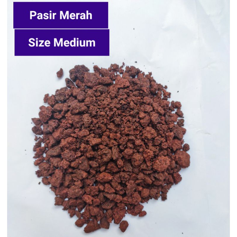 Pasir Malang Merah Media Substrate Aquascape Harga per 1 kg