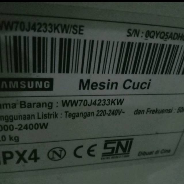 SEGITIGA TABUNG MESIN CUCI / SPIDER DRUM MESIN CUCI SAMSUNG WW70J4233KW/SE