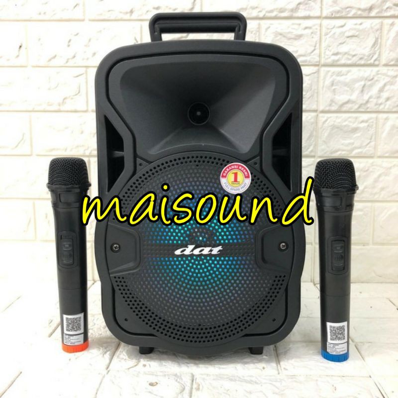 SPEAKER PORTABLE DAT 8 INCH DAT DT820 QD SPEAKER DAT DT 820 QD ORI