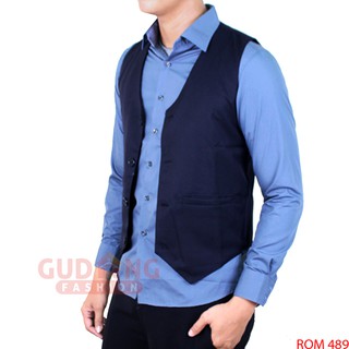 Baju Luar Pria Formal Rompi Katun - ROM 489