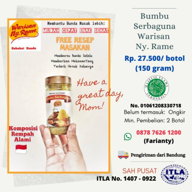 

Bumbu Serbaguna Ny. Rame
