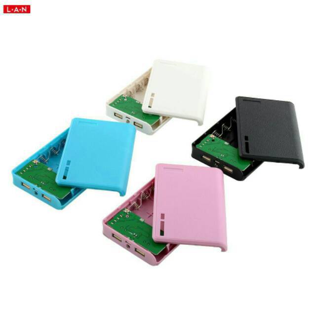 Casing modul power bank 4x baterai 1860