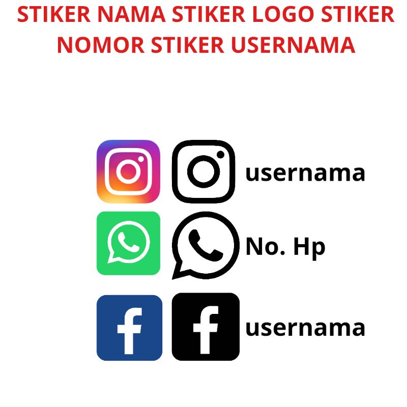 

STIKER CUTTING STICKER LOGO STIKER NAMA STIKER INSTAGRAM STIKER WATSAPP STIKER MOBIL STIKER MOTOR