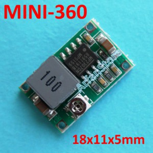 Super Mini 360 Module Ultra Small LM2596 DC Buck Step Down Converter