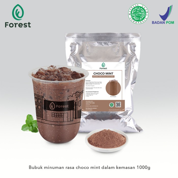 

BUBUK MINUMAN CHOCO MINT POWDER - FOREST BUBBLE DRINK