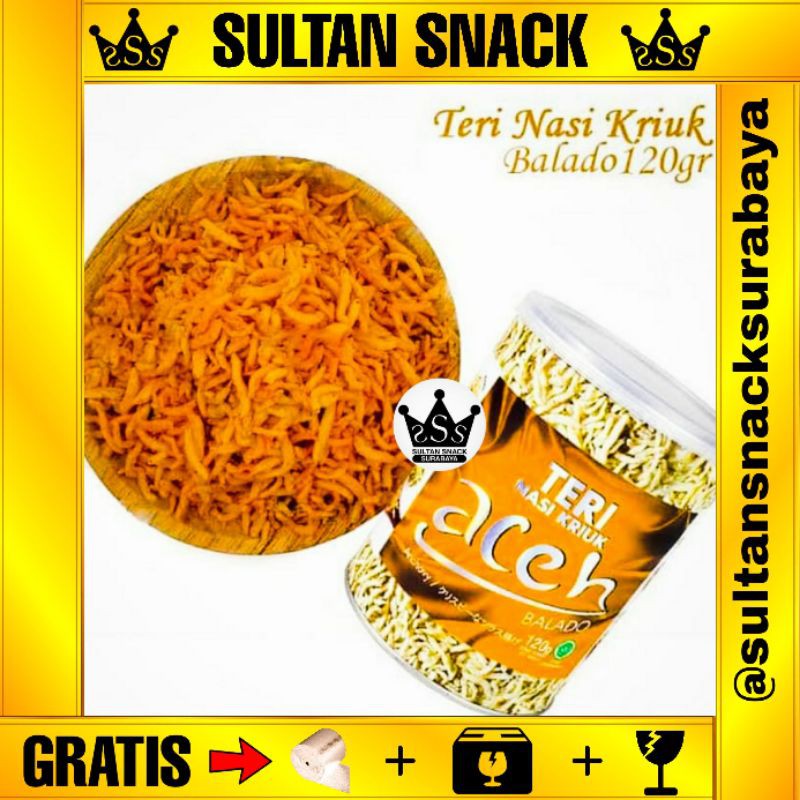 

SULTAN SNACK Teri Aceh Balado