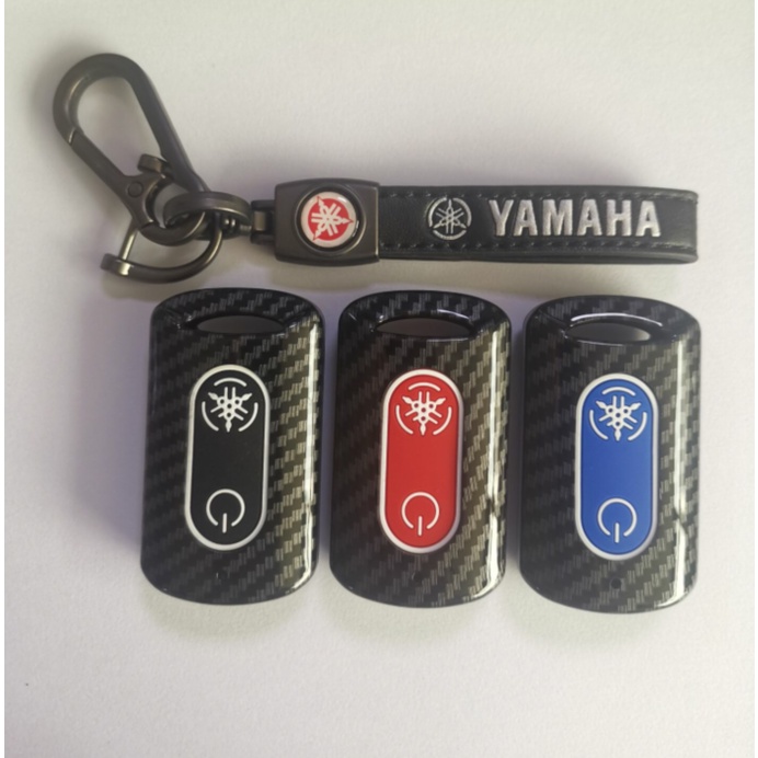 1 Pc case Kunci Remote Bahan Silikon Carbon Fiber Untuk Yamaha XMAX AEROX NVX NMAX AEROX155 XMAX300 AEROX QBIX