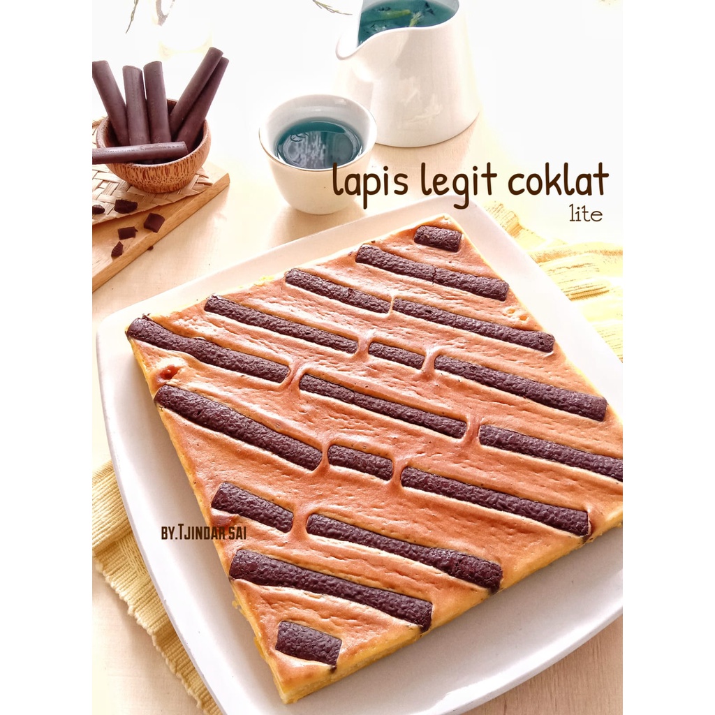 

Lapis Legit Coklat Tjindar Sai Lite Loyang 20x20cm