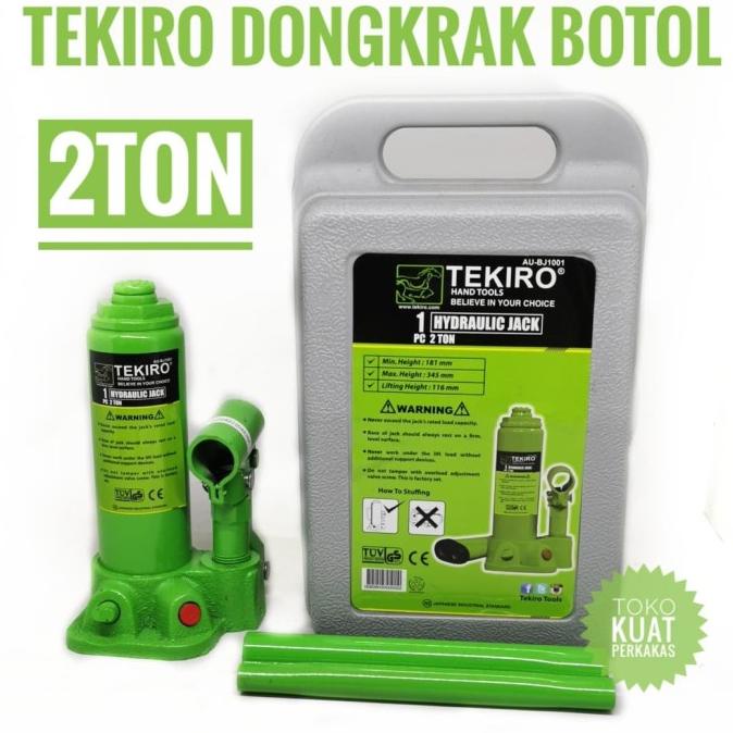 Tekiro Dongkrak Botol 2 Ton / Dongkrak Mobil