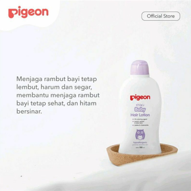 Pigeon Baby Hair Lotion Chamomile 100ml / Lotion Rambut Bayi 100ml