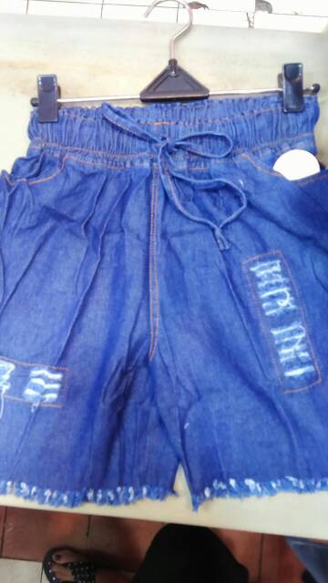 Hotpants Karet Jeans ABG Free Size