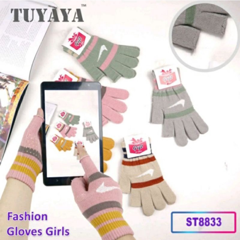 SARUNG TANGAN RAJUT WANITA / SARUNG TANGAN RAJUT / SARUNG TANGAN MOTOR WANITA / SARUNG TANGAN NIKE /