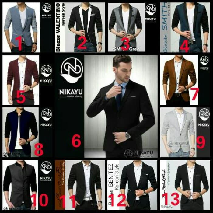 PESANAN CUSTOM BLAZER SUPER BIG SIZE MODEL SLIMFIT BEBAS PILIH MODEL