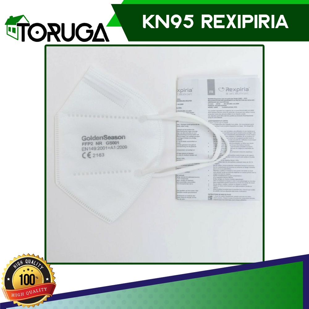 Masker KN95 FFP2 Rexpiria Masker 4ply + Packing Steril Murah isi 10 Murah berkualitas