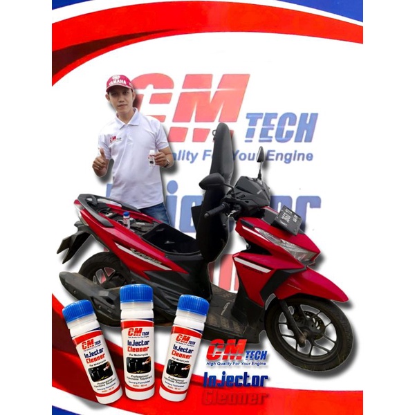 Cairan pembersih injektor injector injeksi motor model tuang tangki