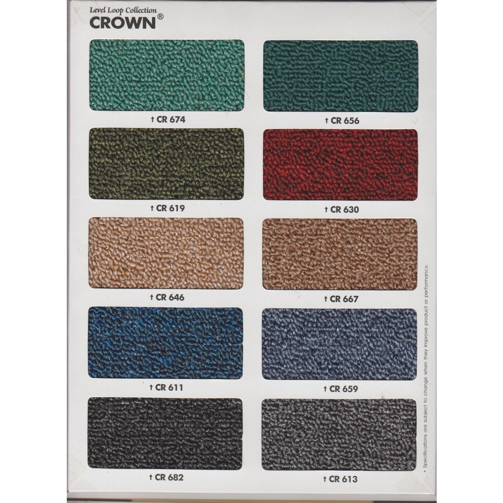 Lantai Karpet Roll Crown