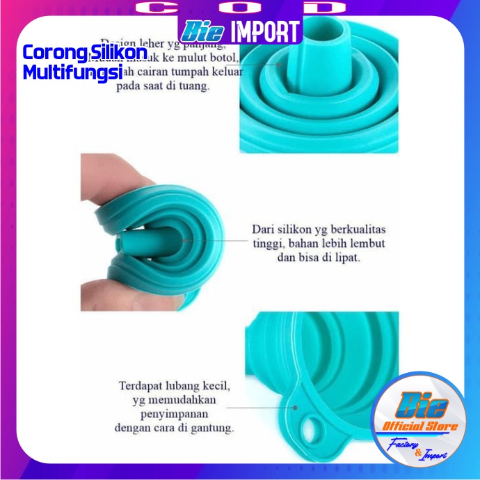 Corong Lipat Multifungsi Silikon Impor Best Seller