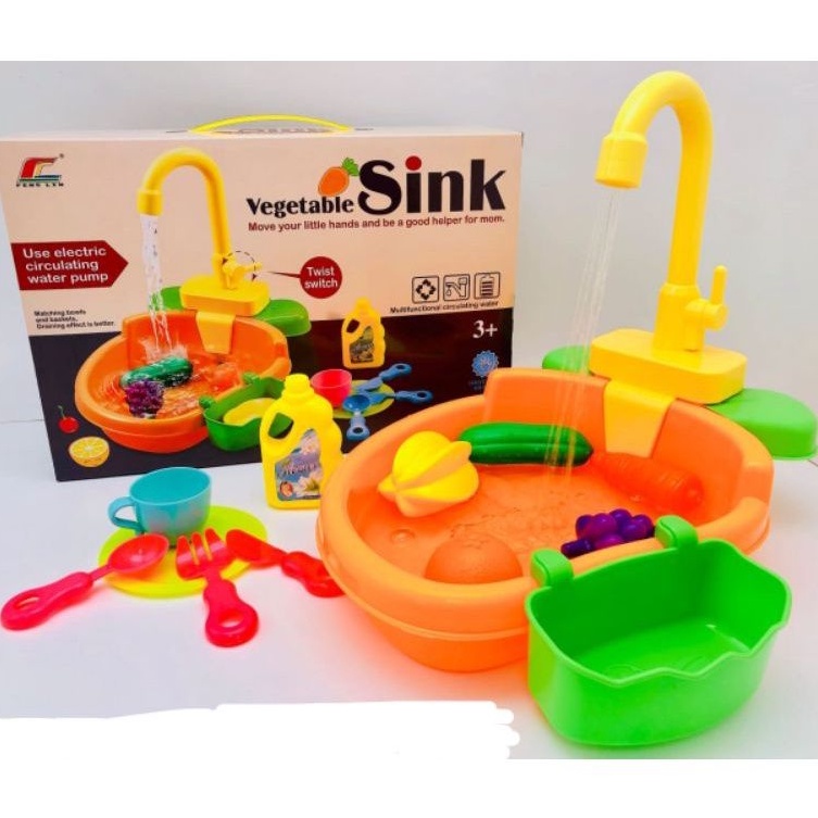 Mainan Vegetable Sink Kitchen Sink set