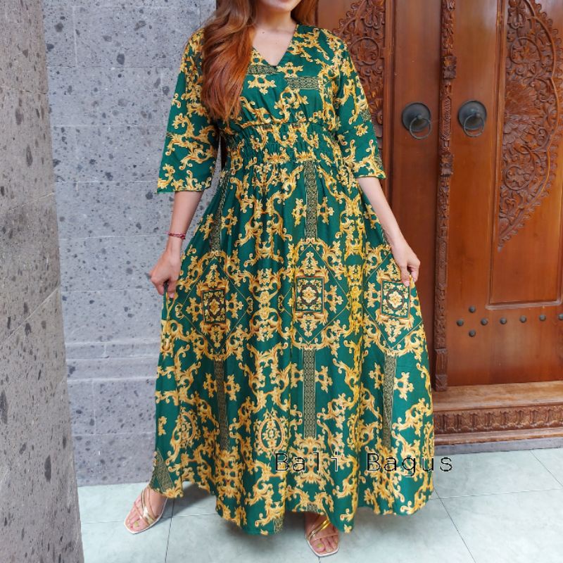 GAMIS BALI / DRES MOZA ( lengan lonceng)-Sultan army