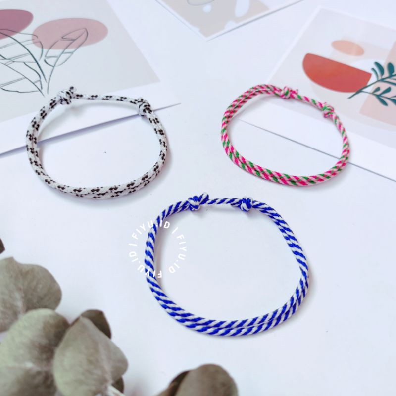 GELANG POLOS SIMPLE / POLOS TWIST / HARGA 1 GELANG