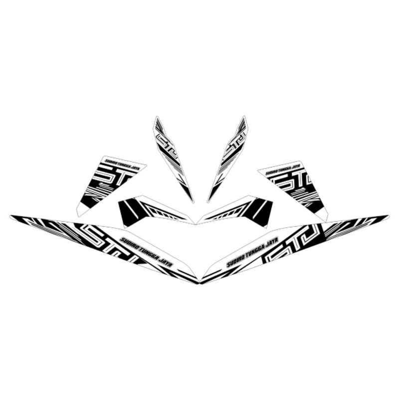 Striping Transparan Beat Karbu Livery BUS SUDIRO TUNGGA JAYA (STJ)