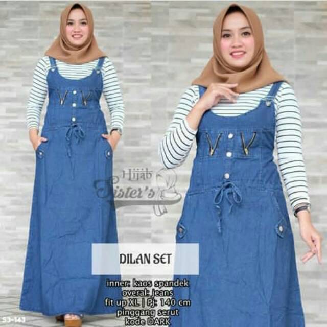 OVERALL JEANS DILAN OVERALL JEANS ORIGINAL FASHION WANITA