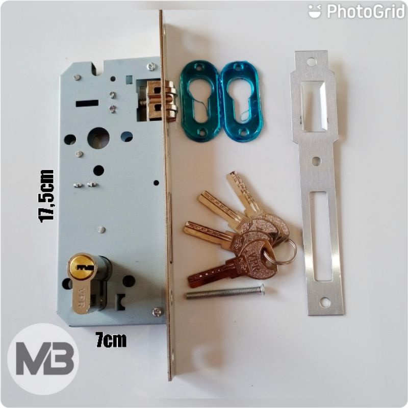 Body Pelor Kunci Pintu Kupu-Kupu l Body Kunci Pelor Pintu