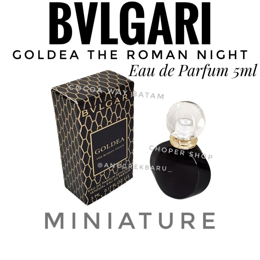 Parfum Miniature Bvlgari Goldea The Roman Night 5ml