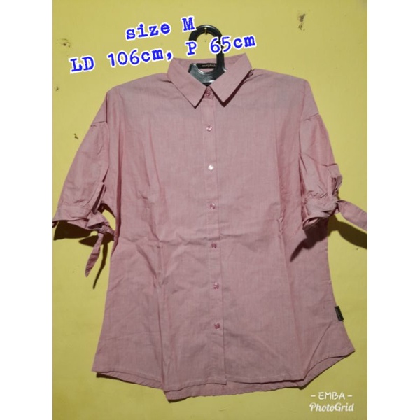kemeja cewek EMBA ORIGINAL rijekan pabrik NO MINUS