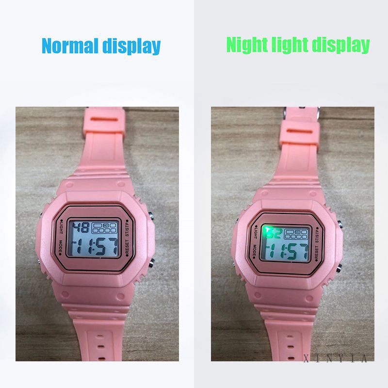 Jam Tangan Wanita Digital Water Resistant Korean Style Sport warna,..