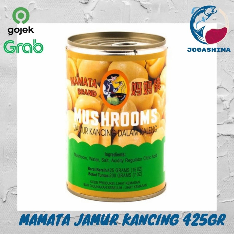 Jual Mamata Brand Mushroom Besar Jamur Kancing Kaleng Whole Mushroom