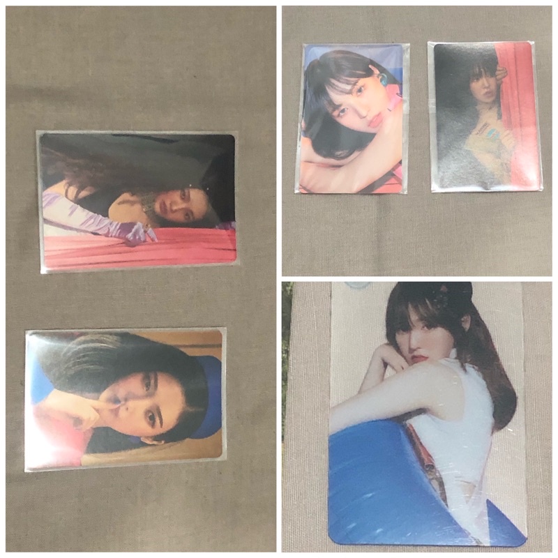 Red Velvet Joy Wendy Photocard Pc Summag Clear Zimzalabim Day 1 Pc Sticker Official