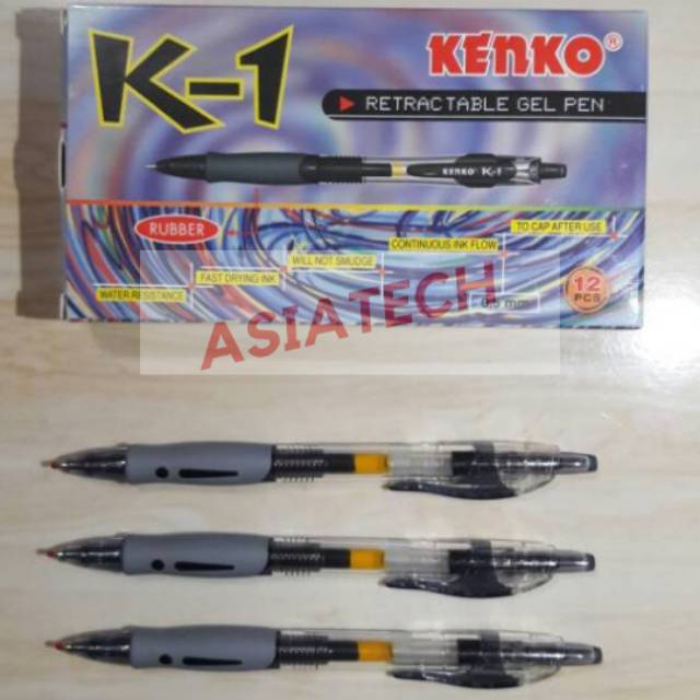 

PULPEN GEL PEN KENKO K-1 0.5 MM