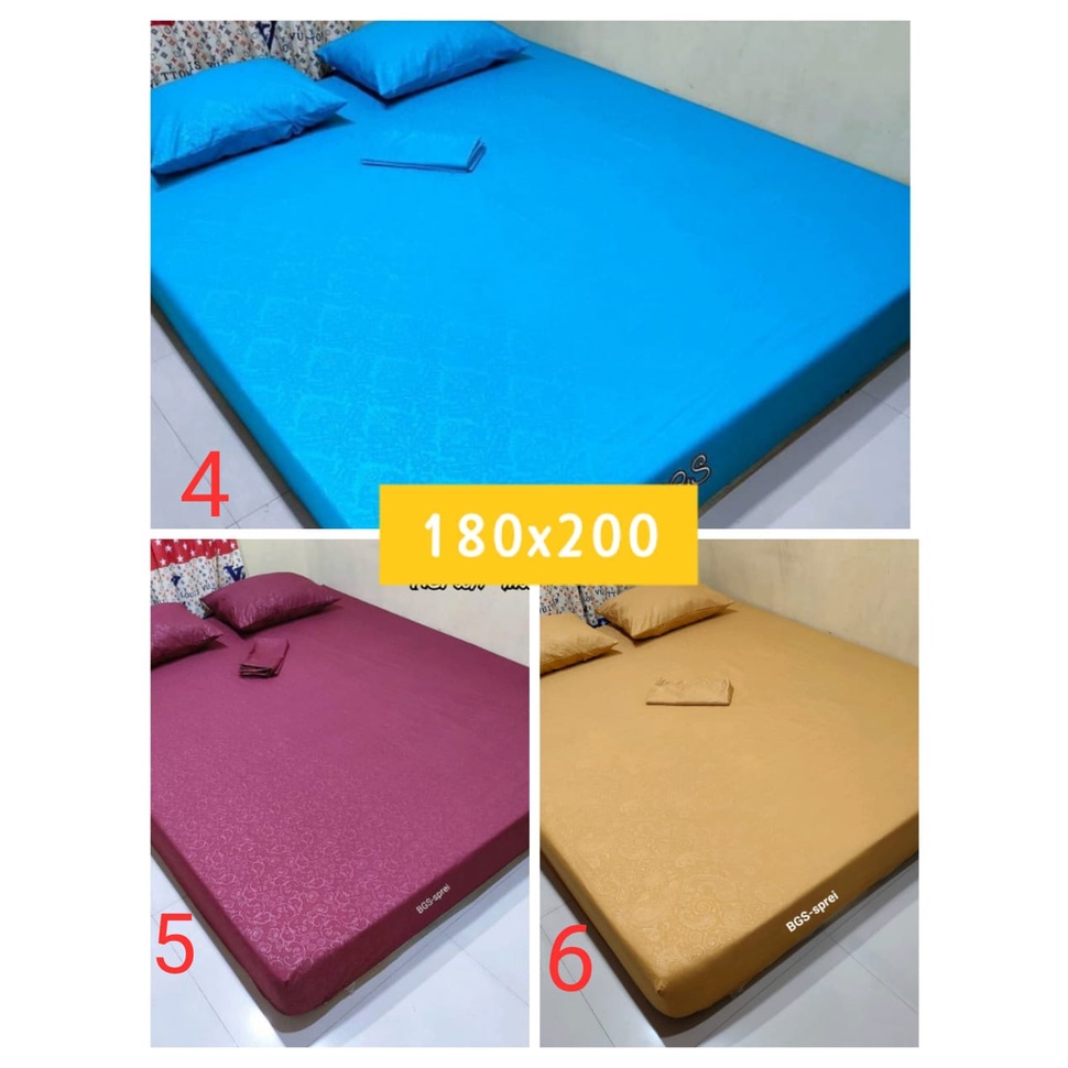 Jual Seprei Sprei Sarung Kasur Perlengkapan Kamar Tidur Dewasa Homemade Besar 180 X 200cm Murah di Makassar