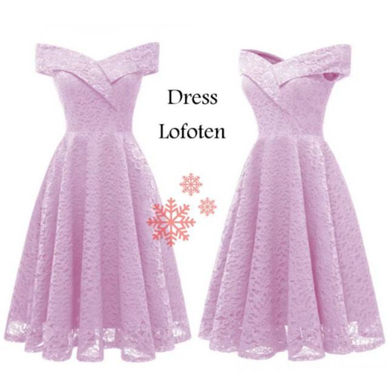 dress pesta perempuan/dress party brukat/dress natal/dress imlek/dress remaja/baju kantor/kerja