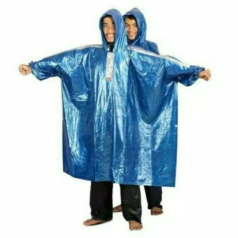 Jas Hujan Poncho Lengan 2 Kepala Elmondo EPC 708 2in1 Funtastic Ponco Batman